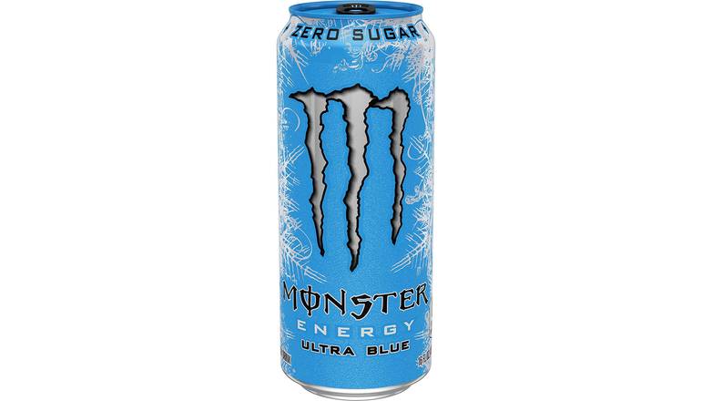 Order Monster Energy Ultra Blue, Sugar Free Energy Drink food online from Star Variety store, Cambridge on bringmethat.com