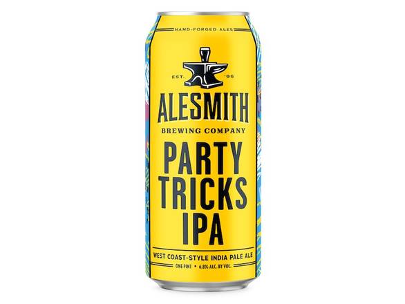 Order AleSmith Party Tricks IPA - 6x 16oz Cans food online from Southwest Liquor store, Thousand Oaks on bringmethat.com
