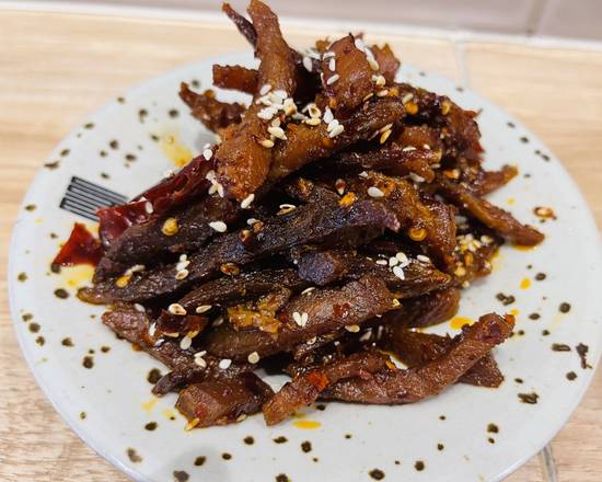 Order Chengdu Beef Jerky food online from Mian store, Rowland Heights on bringmethat.com