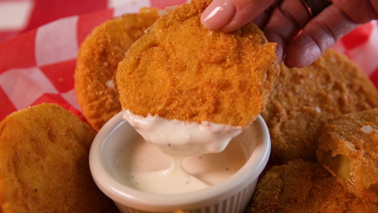 Order Fried Green Tomatoes food online from The Texan Cafe & Pie Shop store, Hutto on bringmethat.com