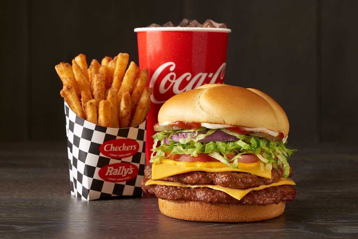 Order Big Buford® Combo food online from Rally's Hamburgers store, Franklin on bringmethat.com