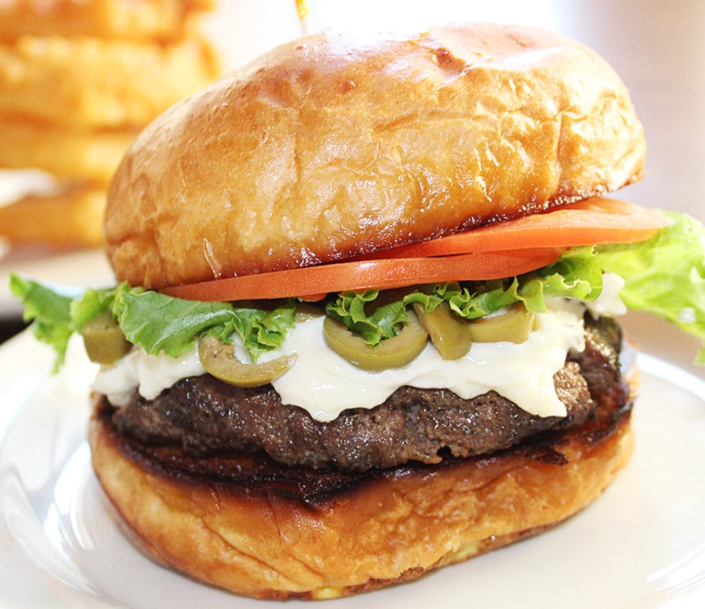 Order Olive Burger food online from Ground Chuck's Burger Grill store, Kalamazoo on bringmethat.com