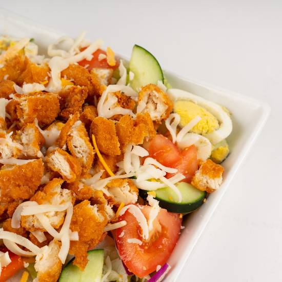 Order Fried Chicken Salad food online from Exlines Best Pizza In Town store, Memphis on bringmethat.com