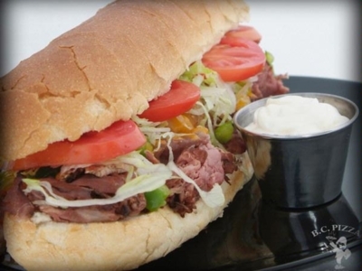 Order Cheese Steak Hoagie food online from B.C. Pizza store, Traverse City on bringmethat.com