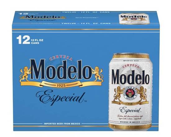 Order Modelo Especial, 12pk-12oz canned beer (4.4% ABV) food online from Loma Mini Market store, Long Beach on bringmethat.com