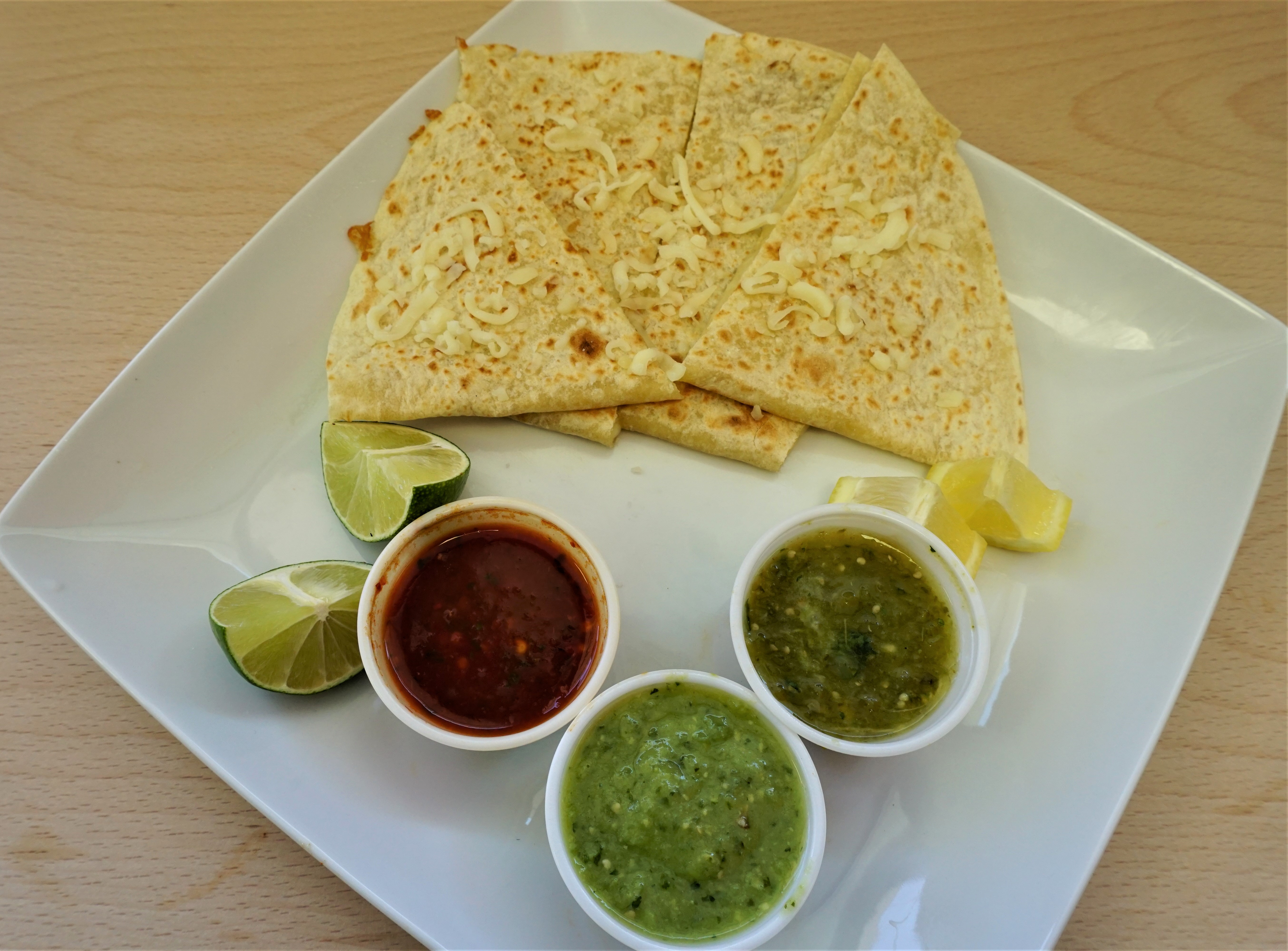 Order Cheese Quesadilla food online from Taco Express store, Los Angeles on bringmethat.com