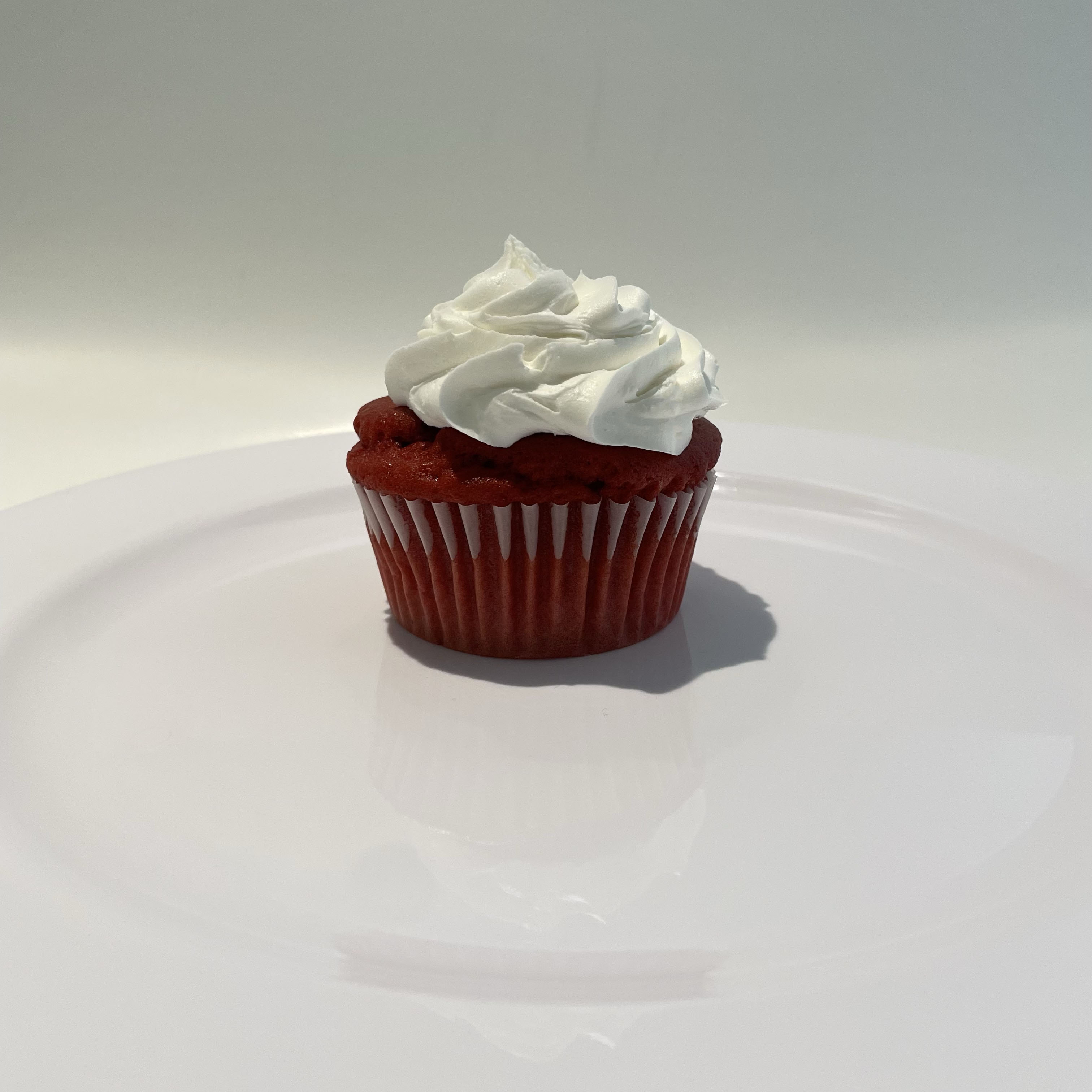 Order Vegan Red Velvet Cupcake food online from The House of Cupcakes store, Princeton on bringmethat.com