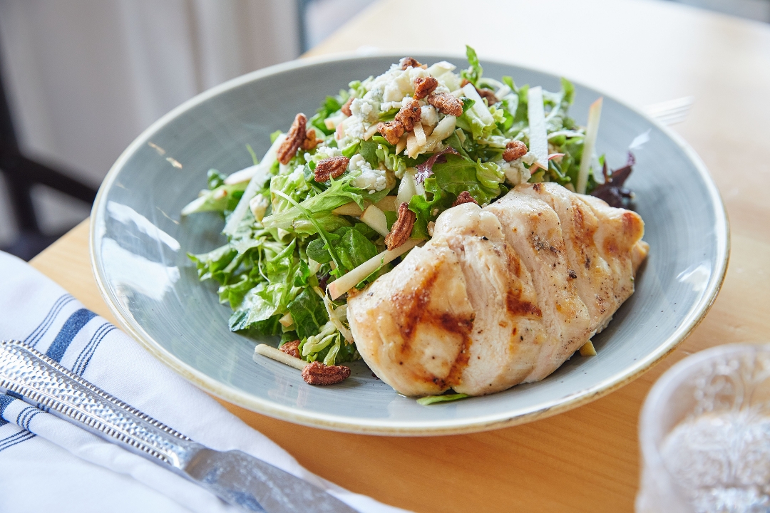Order Candied Pecan & Grilled Chicken Salad food online from Candor store, La Jolla on bringmethat.com