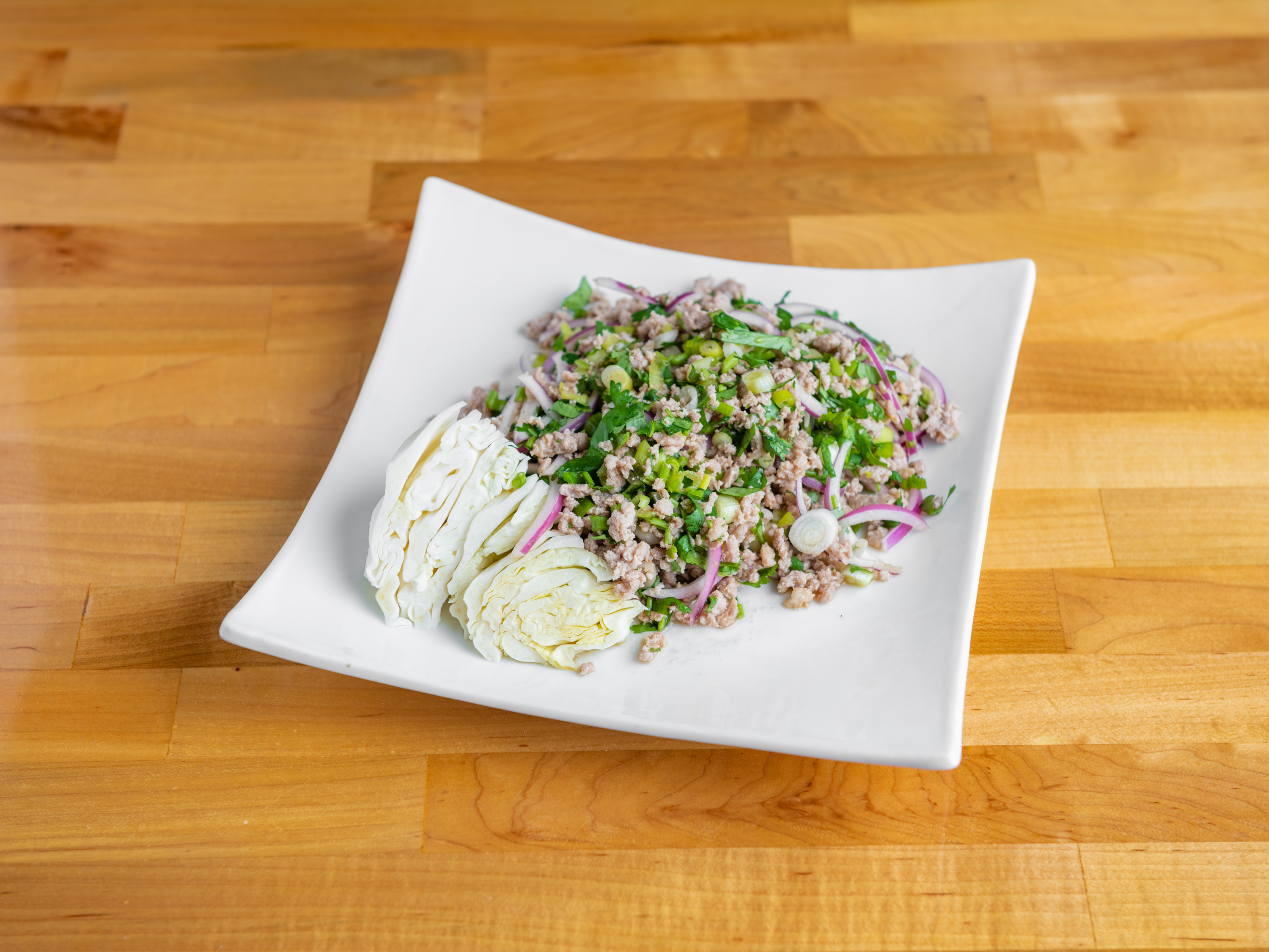 Order Larb Salad food online from Mint Thai Kitchen store, Houston on bringmethat.com