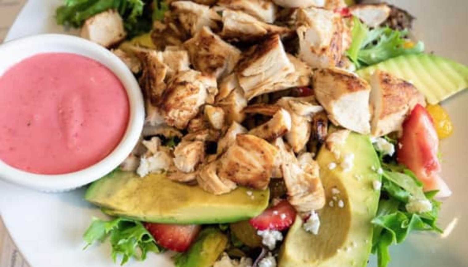 Order California Salad food online from Famous Toastery store, Huntersville on bringmethat.com