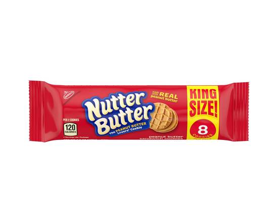 Order Nutter Butter King Size 8ct 4.1oz food online from Rocket store, Denver on bringmethat.com