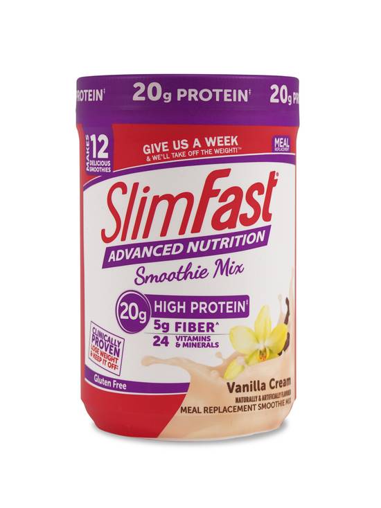 Order Slimfast Advanced Smoothie Vanilla (11.01 oz) food online from Rite Aid store, Greenville on bringmethat.com