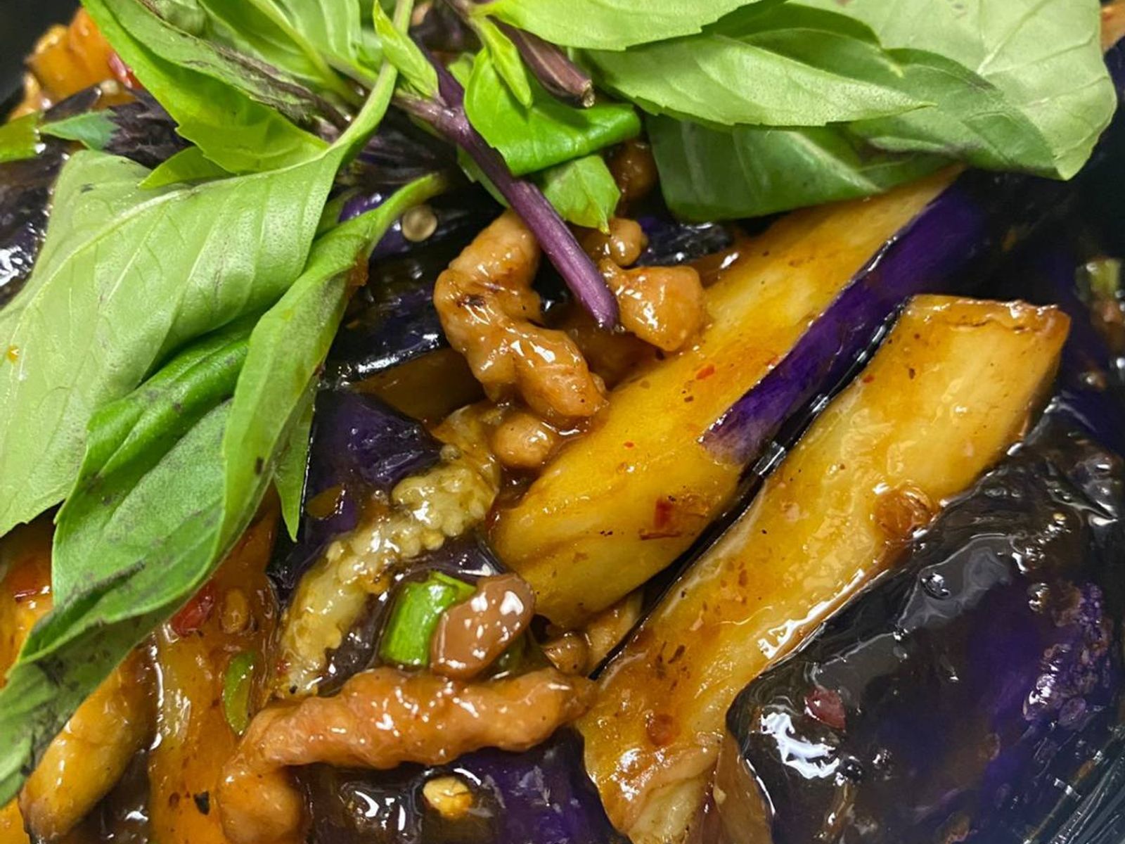 Order Eggplant food online from Rice Bowl Cafe store, Austin on bringmethat.com