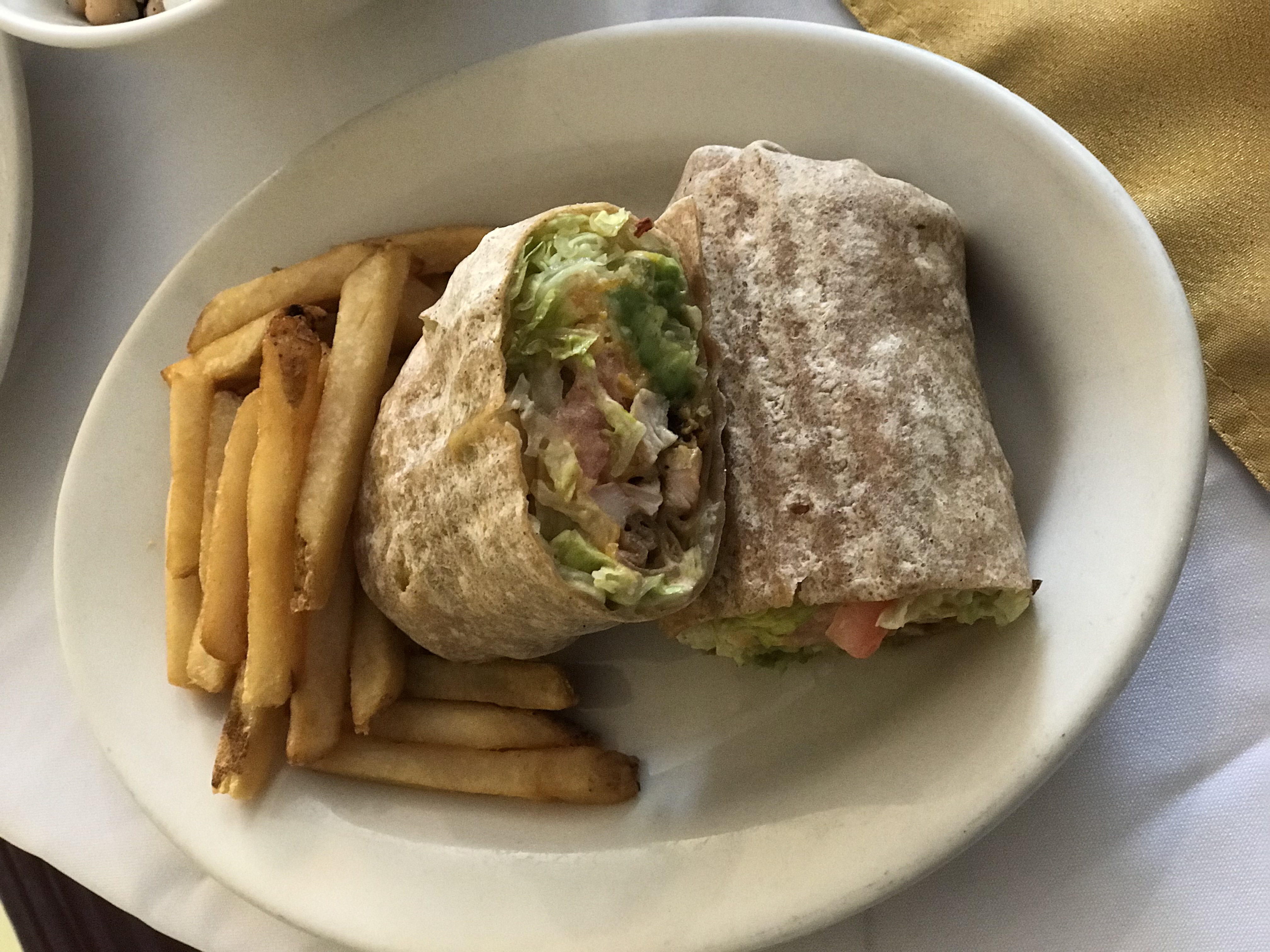 Order Grilled Chicken Caesar Wrap food online from Garbanzo Grill store, Weehawken on bringmethat.com