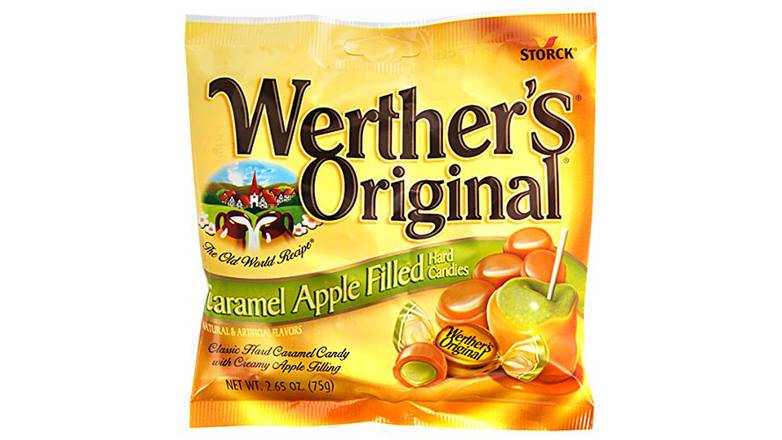 Order Werthers Caramel Apple Filled Hard Candies food online from Red Roof Market store, Lafollette on bringmethat.com