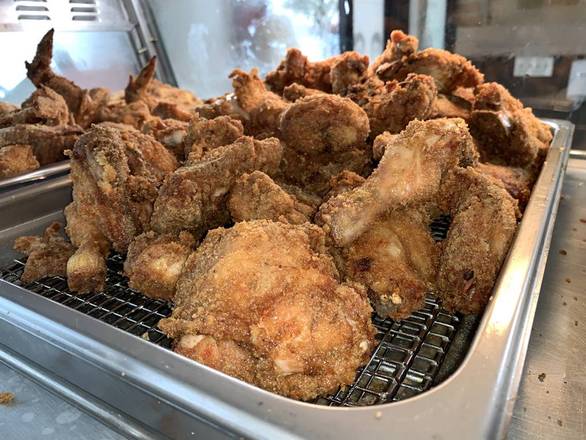 Order FRIED CHICKEN COMBO 12 PCS (6 LEGS, 6 THIGHS)� food online from Johns Fried Chicken store, Paramus on bringmethat.com