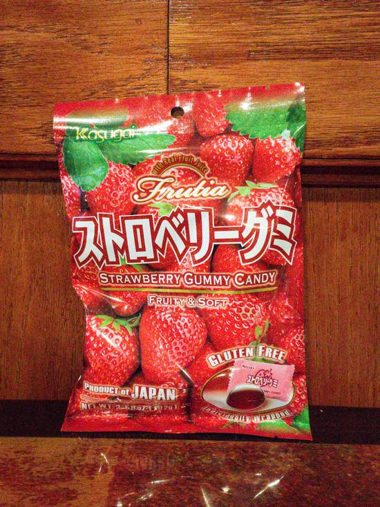 Order Kasugai Strawberry Gummy Candy  food online from Momiji store, Washington on bringmethat.com