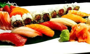 Order Sushi & Sashimi (For 2) food online from Royal Stix Restaurant store, Fayetteville on bringmethat.com