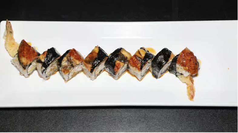 Order Black Dragon Roll food online from Fat Fish Sushi store, Pleasanton on bringmethat.com