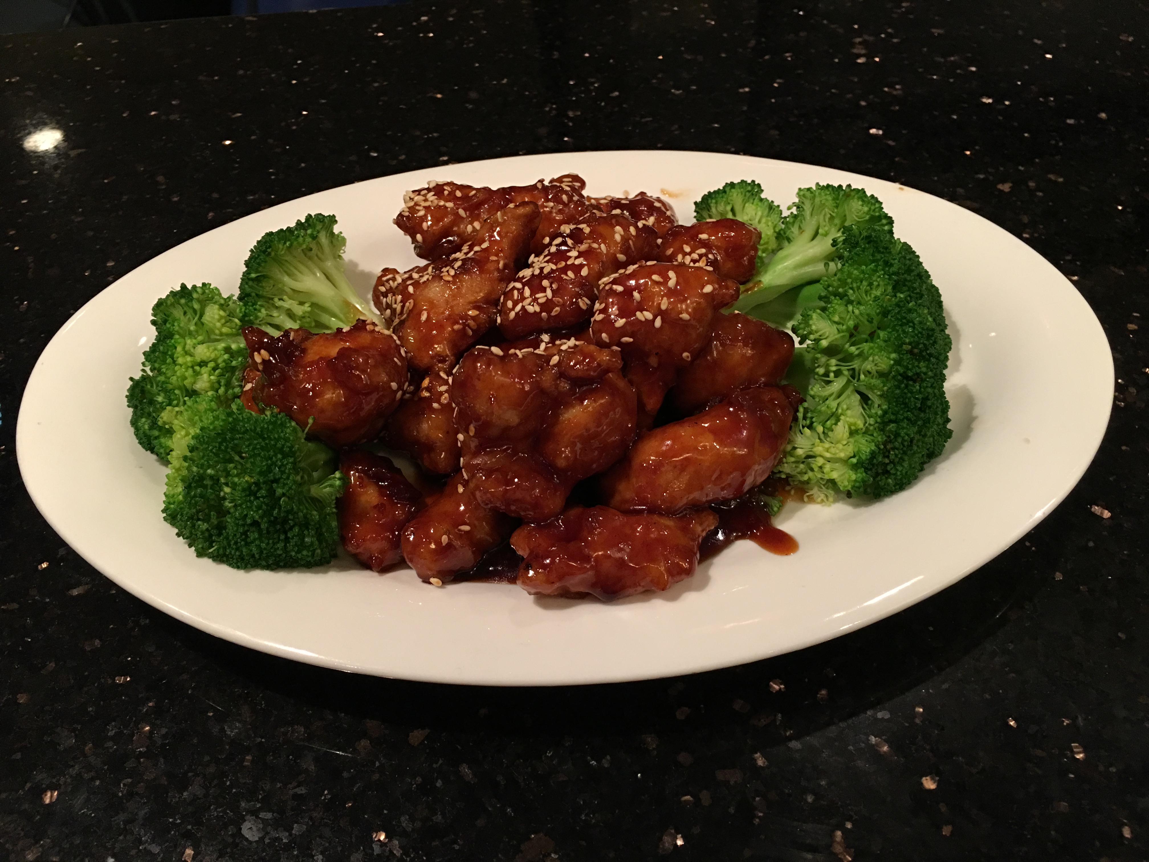Order Sesame Chicken food online from Young's Chinese Restaurant store, Chicago on bringmethat.com