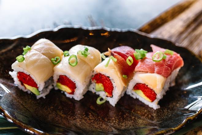 Order Triple Tuna Roll food online from Tsunami Japanese Restaurant store, North Charleston on bringmethat.com