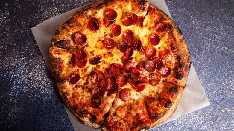 Order Classic Pepperoni Pizza food online from Pizza Thriller store, Salida on bringmethat.com