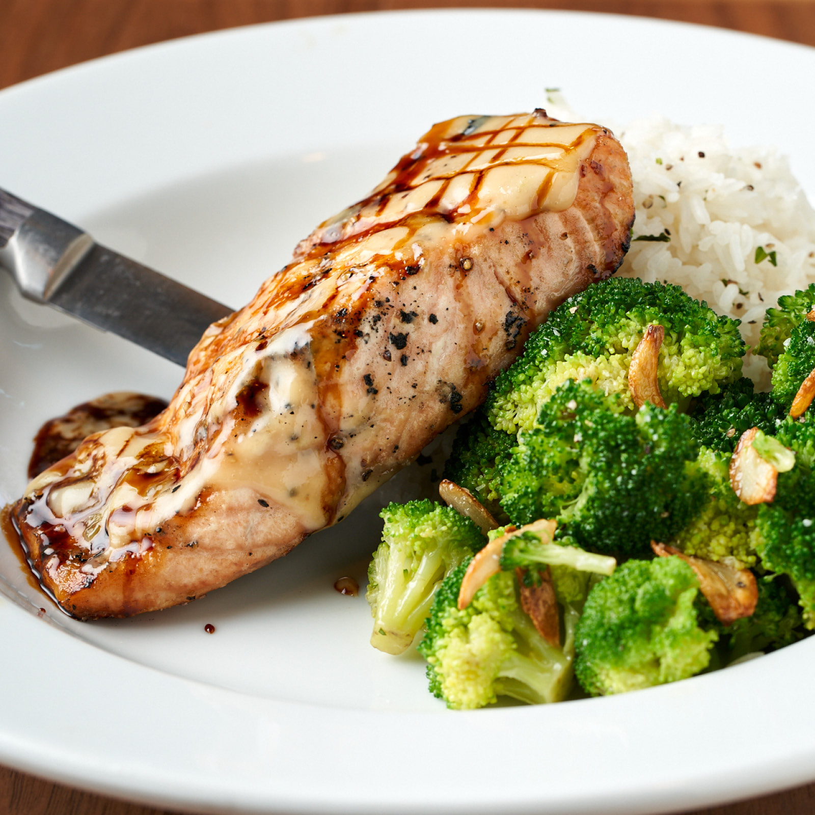 Order Grilled Salmon food online from Famous 48 store, Scottsdale on bringmethat.com