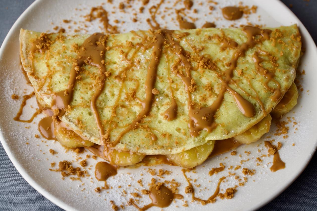 Order Cookie Butter Crepe food online from Manakeesh Cafe Bakery store, Philadelphia on bringmethat.com