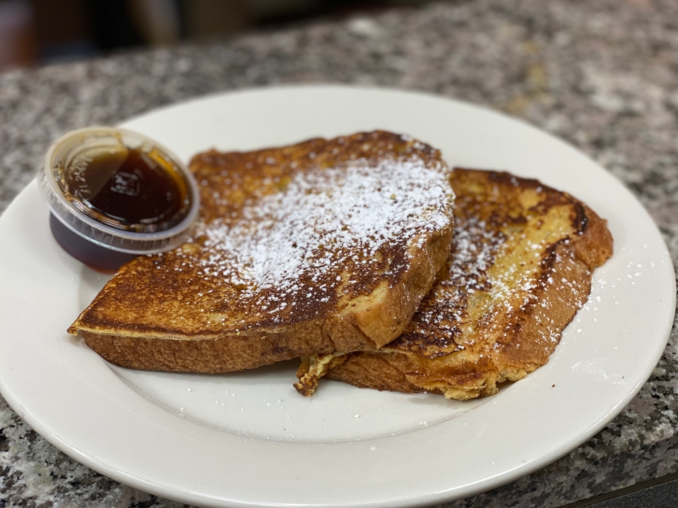 Order 1/2 FRENCH TOAST food online from Meeting Street Cafe store, Providence on bringmethat.com