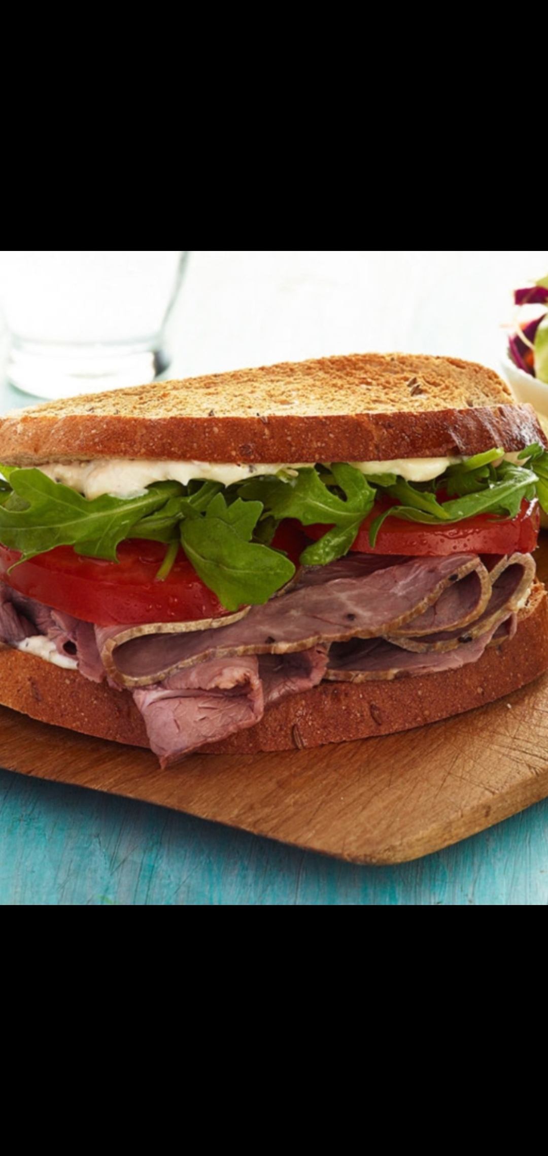 Order Boar's Head Roast Beef, Tomatoes, Spring Mix, Cold Cuts Sandwich  food online from American Gourmet Foods Deli store, New York on bringmethat.com