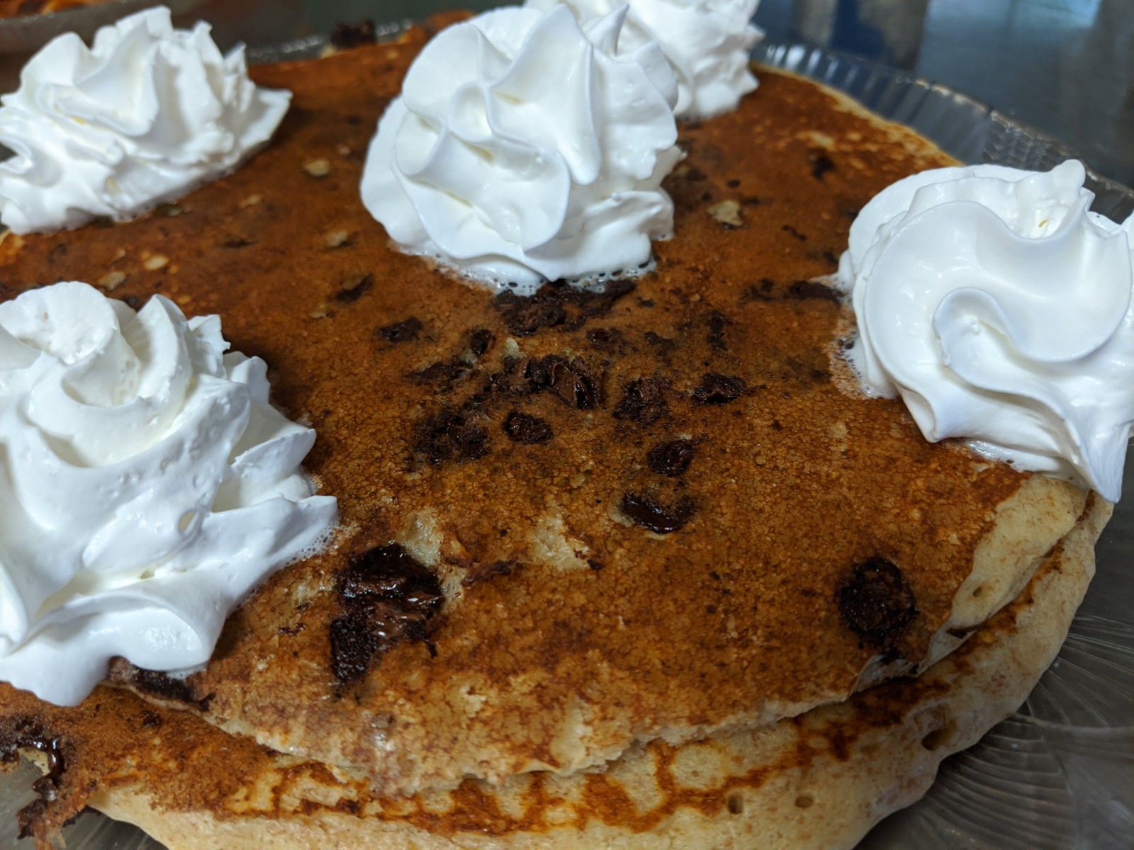 Order 2 Chocolate Chip Pancakes food online from Us Egg store, Chandler on bringmethat.com