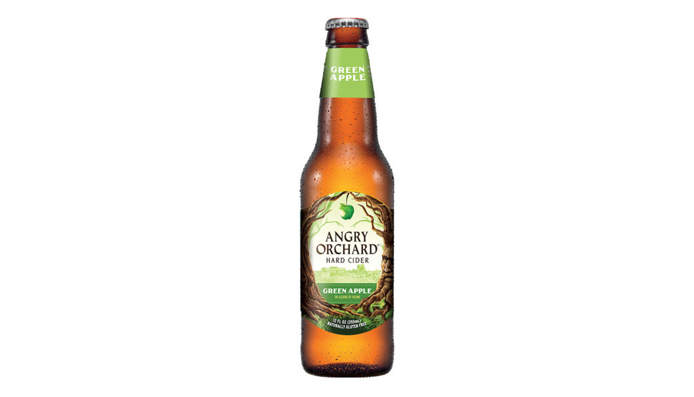 Order Angry Orchard Green Apple Hard Cider 6 Pack 12 oz Bottles food online from Far Western Liquor store, SANTA MARIA on bringmethat.com