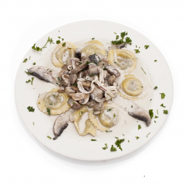 Order Wild Mushroom Ravioli food online from Two Guys From Italy store, Glendale on bringmethat.com