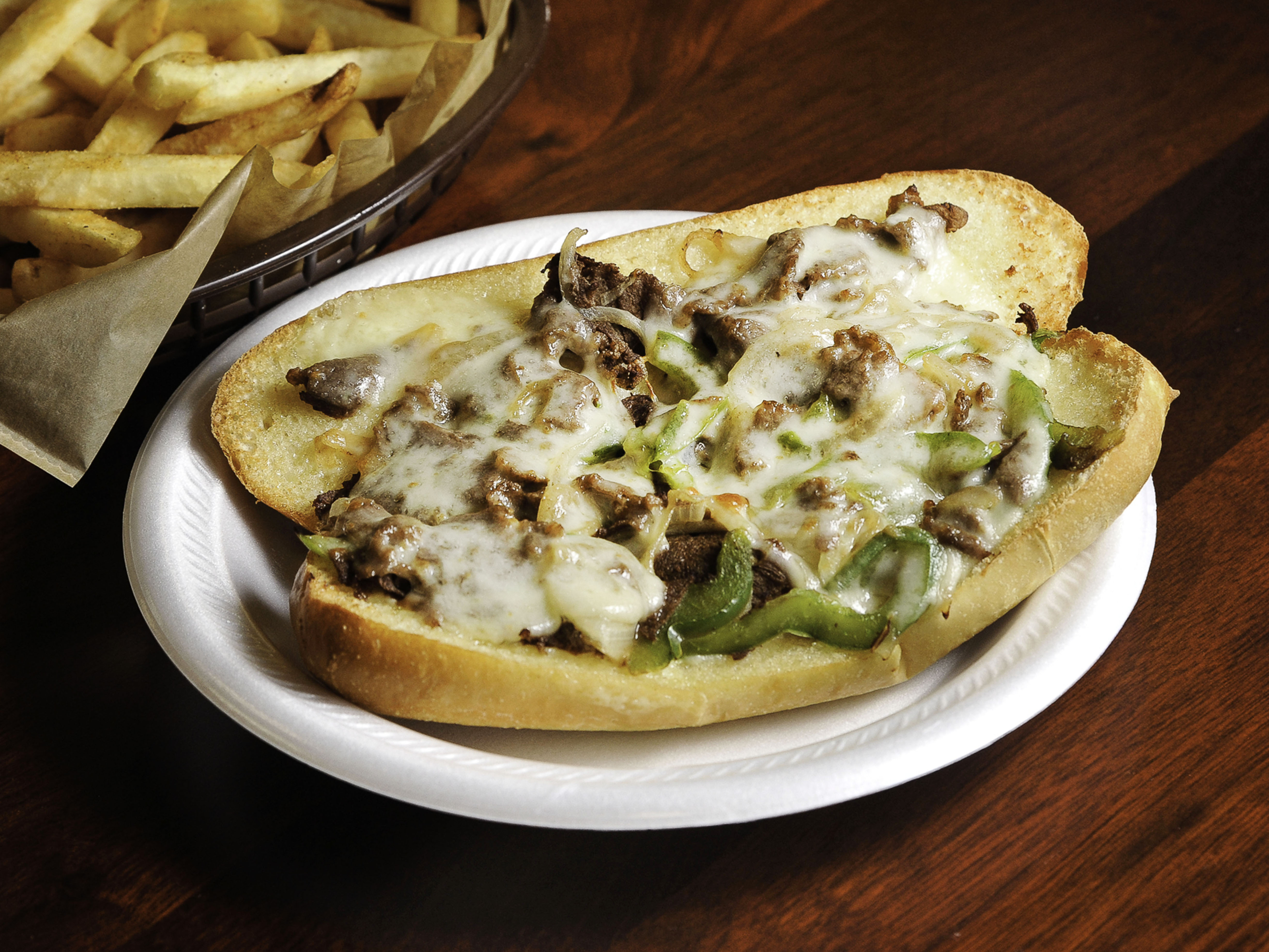 Order Steak Philly Sub food online from B & B Pizza store, Griffin on bringmethat.com
