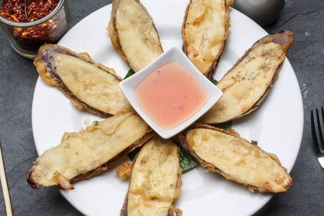 Order Fried Eggplant food online from SukhoThai on Royal St. store, New Orleans on bringmethat.com