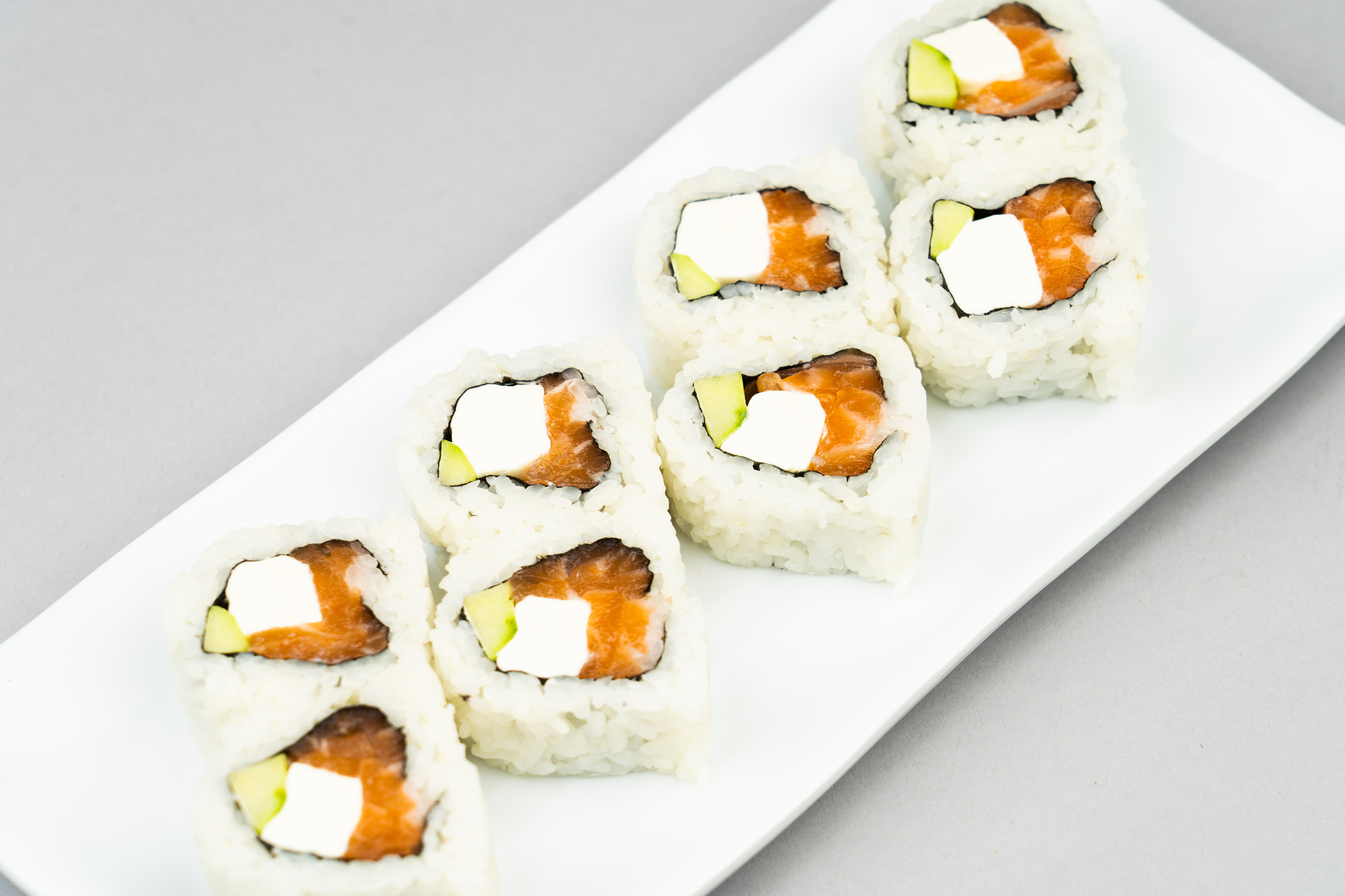 Order Philly Roll food online from Kaiba Japanese Restaurant store, Anaheim on bringmethat.com