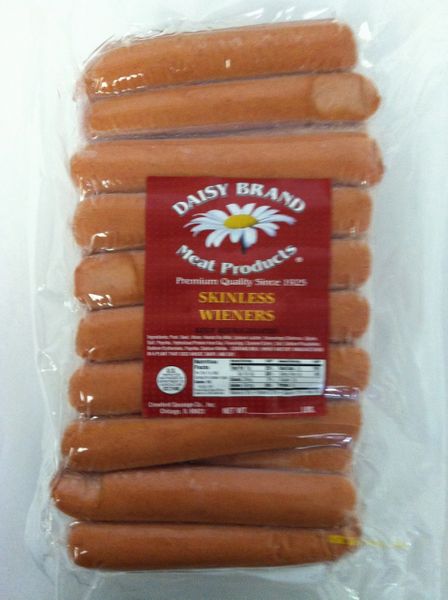 Order Skinless Wieners food online from Crawford Sausage Company, Inc. store, Chicago on bringmethat.com