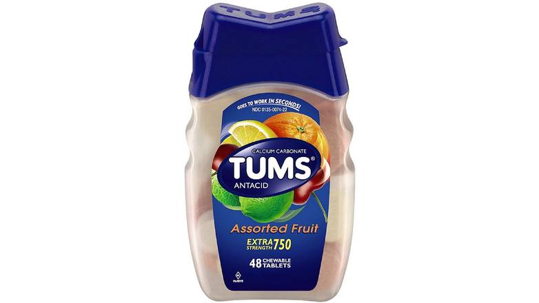 Order Tums Extra Strength Antacid/Calcium, Assorted Fruits food online from Aldan Sunoco store, Aldan on bringmethat.com