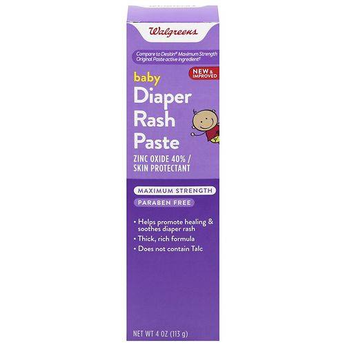Order Walgreens Diaper Rash Paste - 4.0 OZ food online from Walgreens store, CLEARWATER BEACH on bringmethat.com
