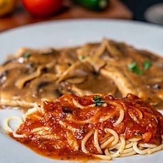 Order Chicken Marsala food online from Fornos of Italy store, Houston on bringmethat.com