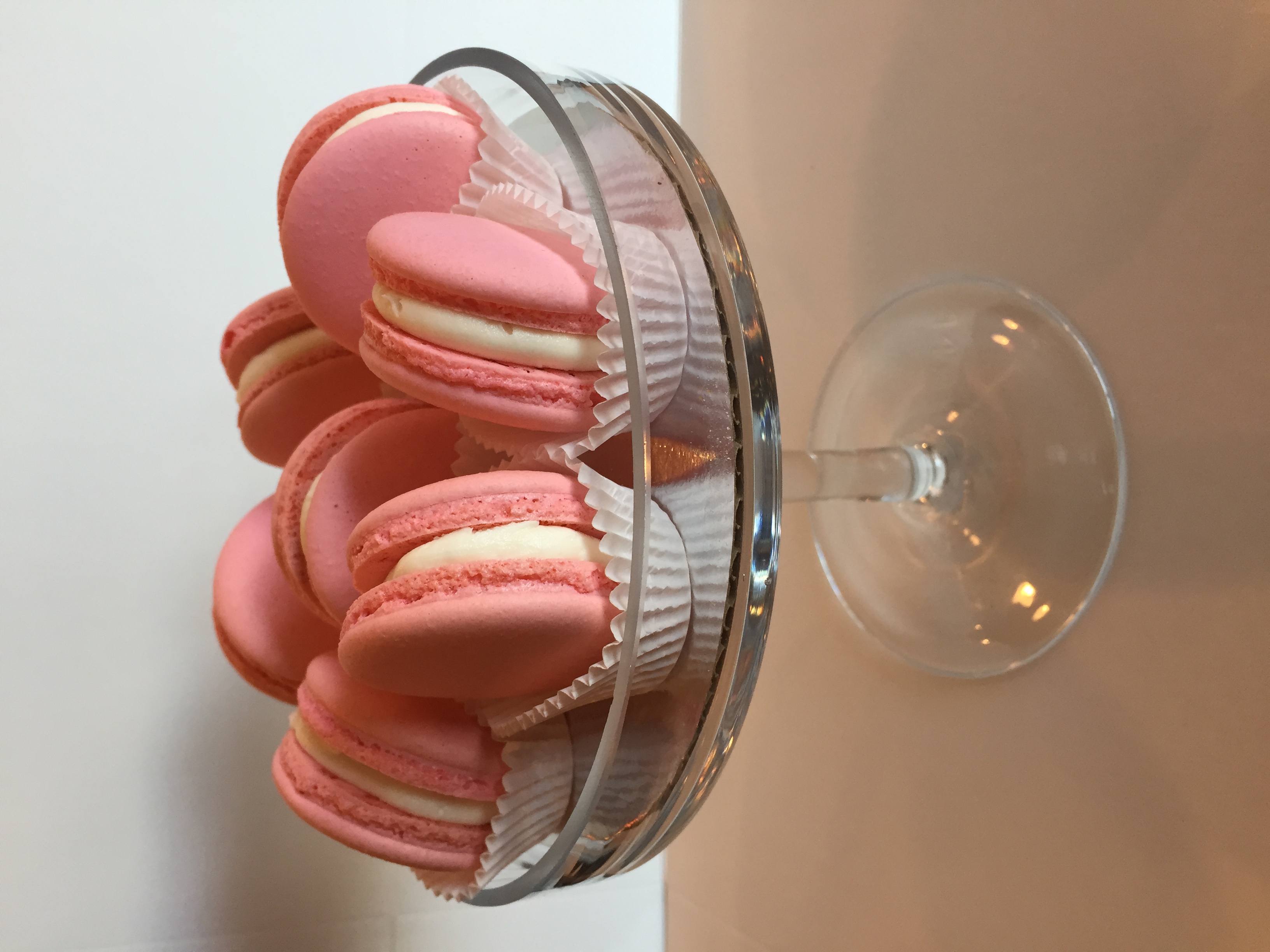 Order Strawberry French Macaron food online from Sweet Tooth store, Fayetteville on bringmethat.com