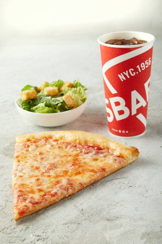 Order 1 NY Cheese Slice Combo food online from Sbarro Coral Ridge 5288 store, Johnson County on bringmethat.com