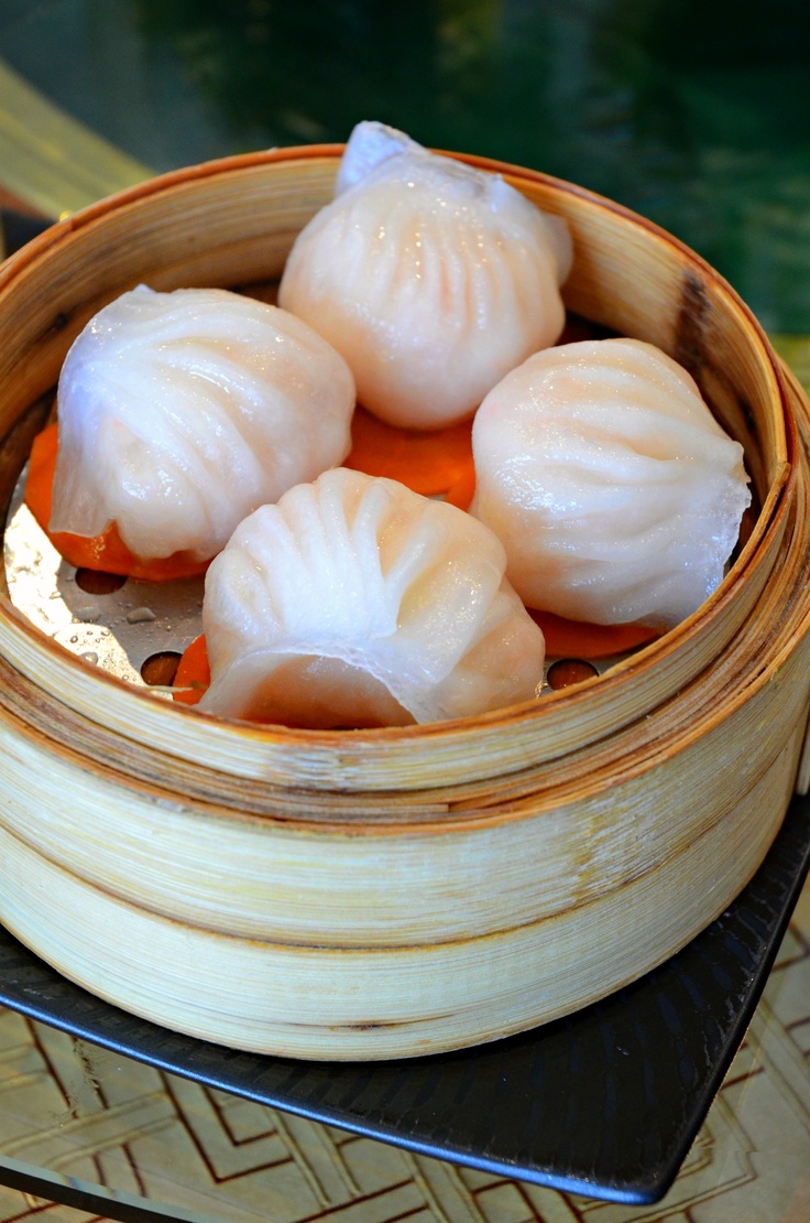 Order 6 Pieces Shrimp Dumplings 虾饺 food online from Paul Chen Hong Kong Restaurant store, Baltimore on bringmethat.com