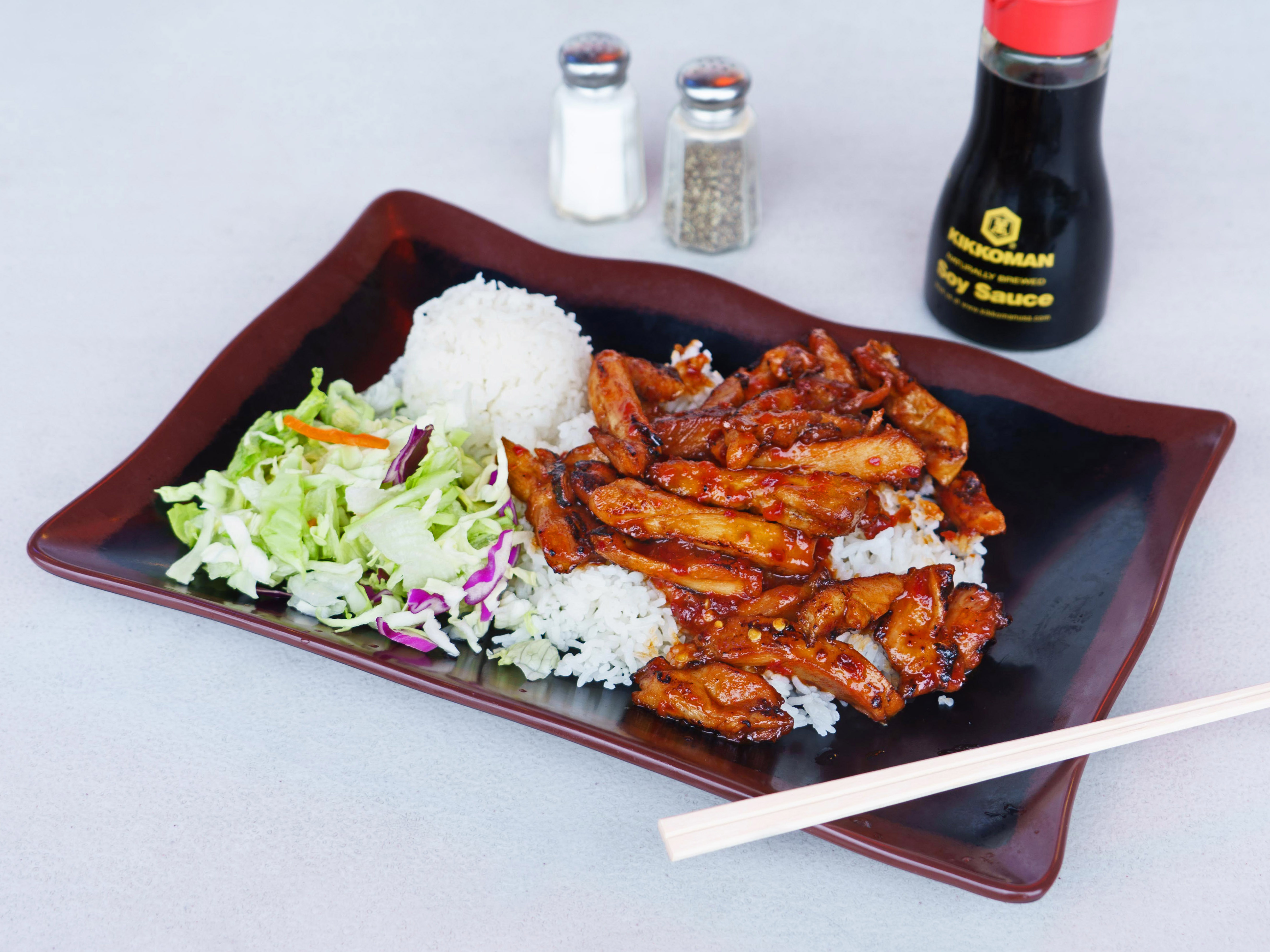Order Spicy Chicken Teriyaki food online from Asia Ginger Teriyaki & Roll store, Seattle on bringmethat.com