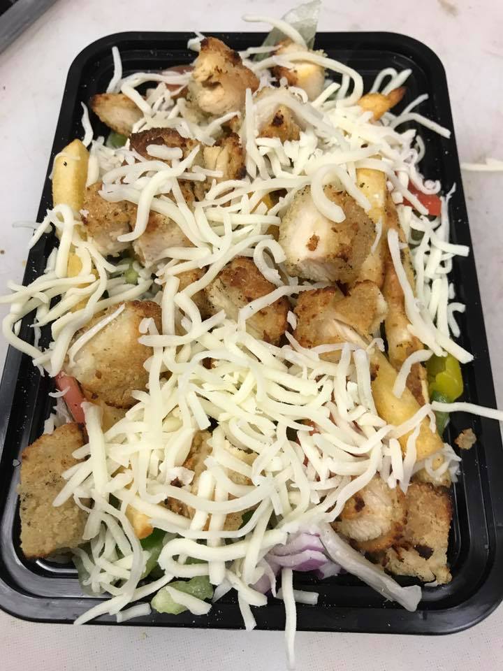Order Breaded Chicken Salad food online from Pasquale's Pizzeria store, Wilmerding on bringmethat.com