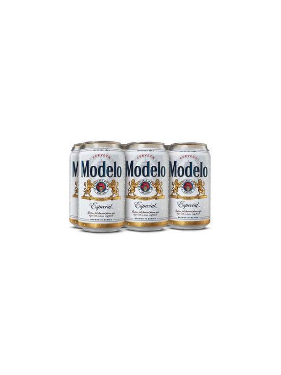 Order Modelo 6pk 12 OZ Can  (4.4 % ABV) food online from Chevron Extramile store, Morgan Hill on bringmethat.com