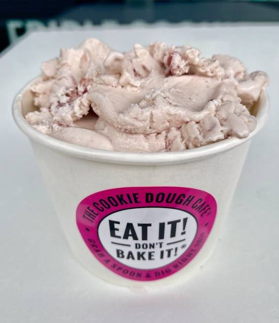 Order Ice Cream Pint - Strawberry food online from The Cookie Dough Cafe store, Portland on bringmethat.com