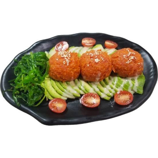 Order Spicy tuna avocado salad food online from Rakuten Ramen store, Azusa on bringmethat.com