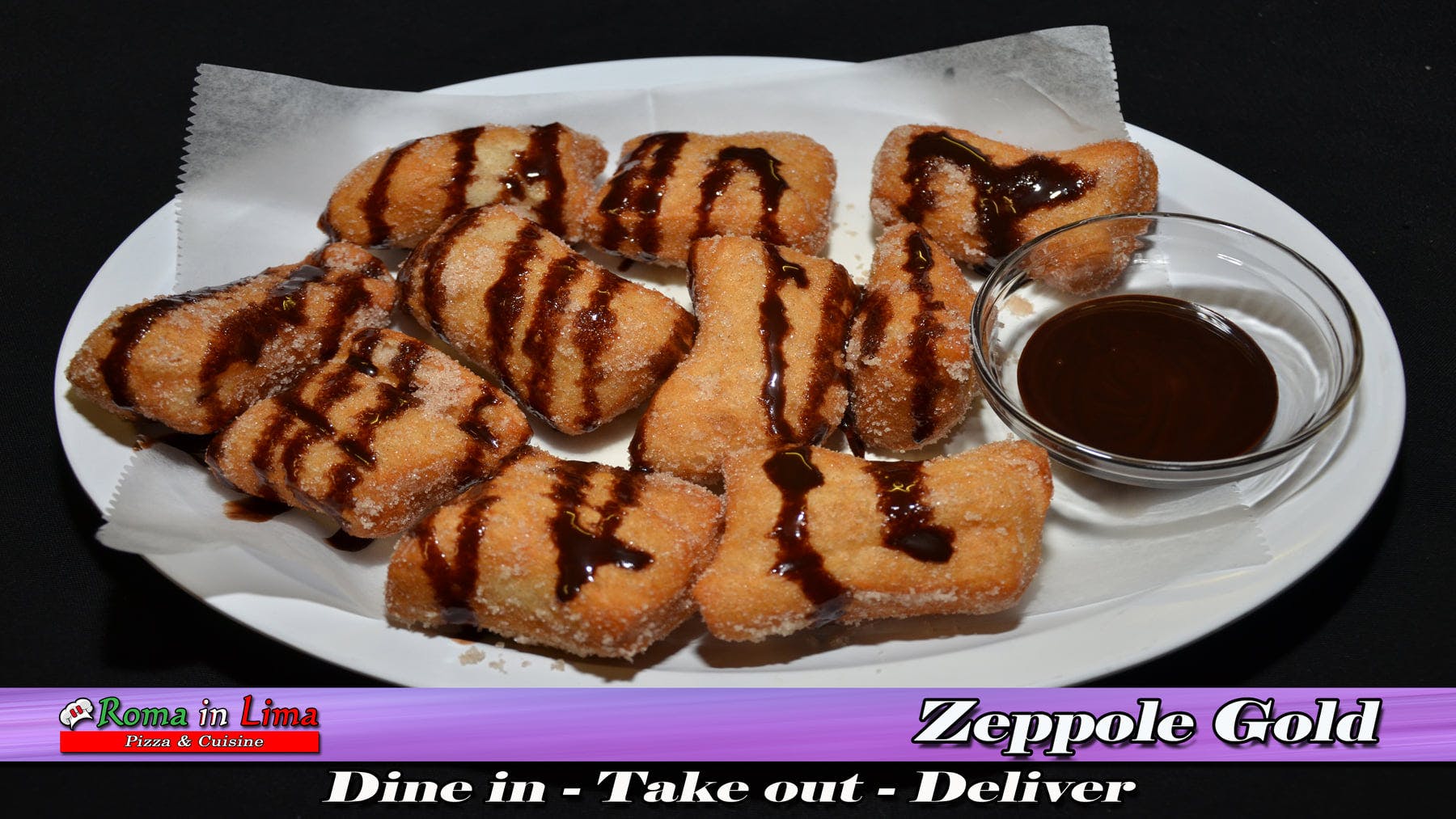 Order Zeppole Gold - Dessert food online from Roma In Lima Pizza & Cuisine store, Immokalee on bringmethat.com