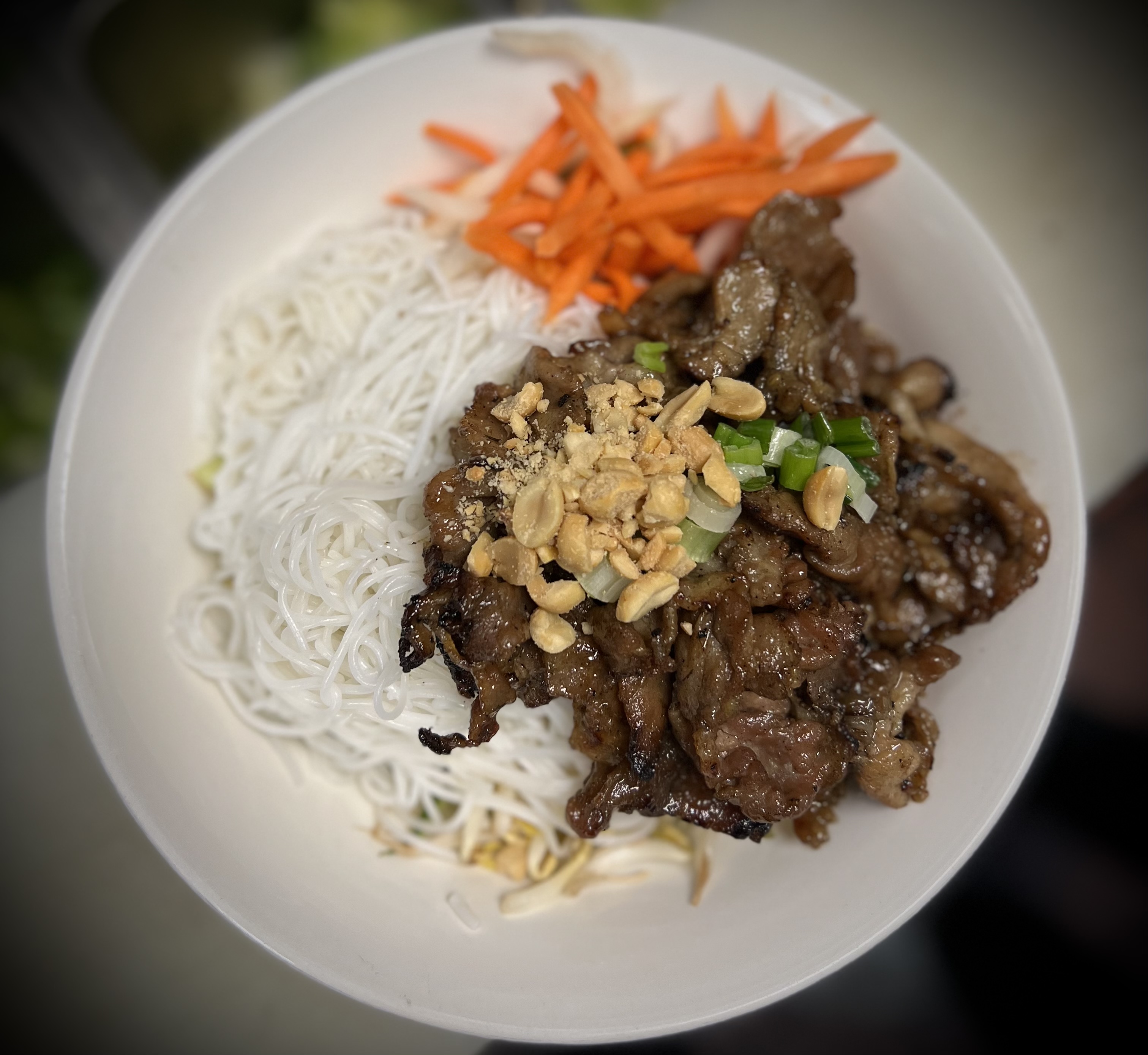 Order Bun Thit Nuong  food online from Pho And Cafe Anh Hong store, Upper Darby on bringmethat.com